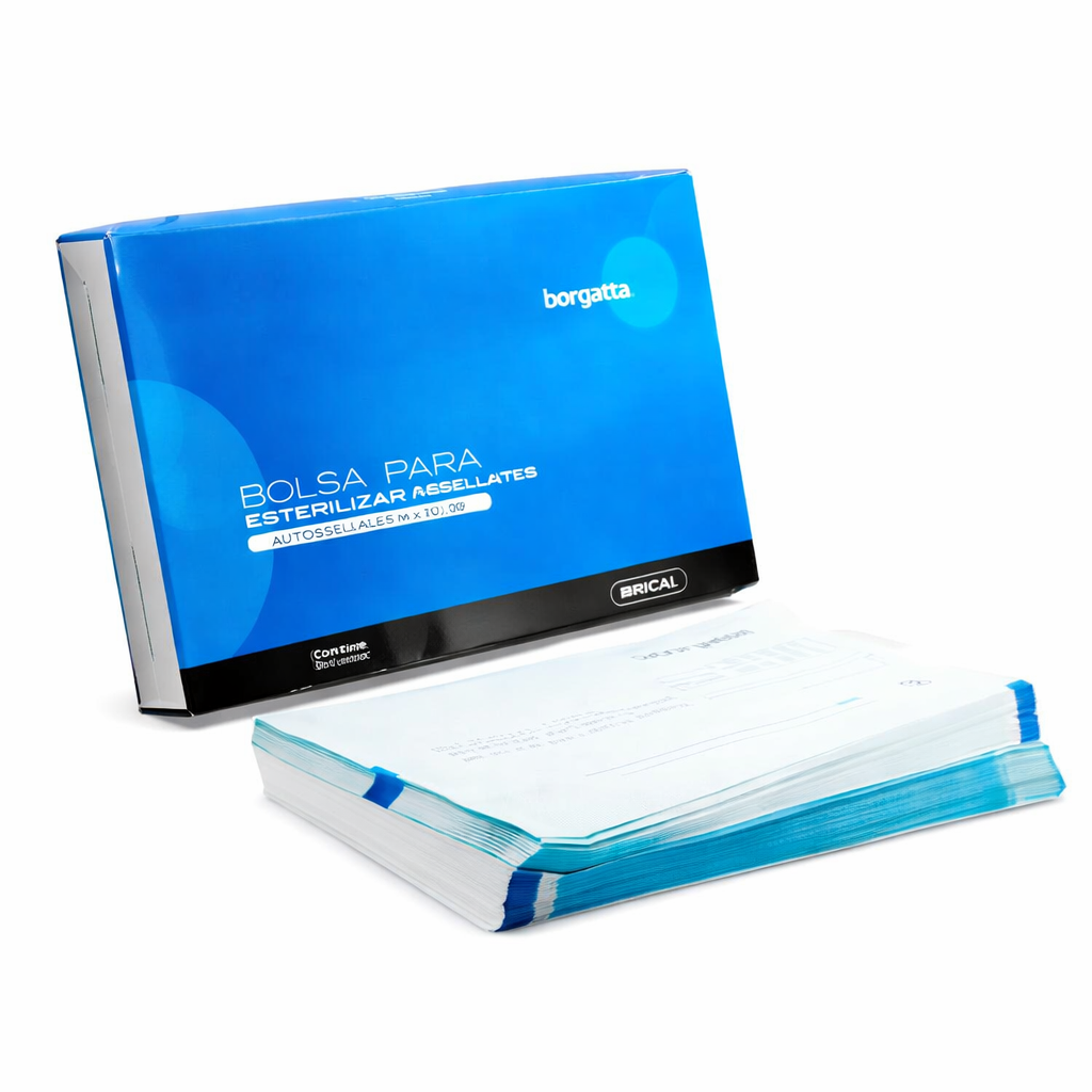 Bolsa para Esterilizar Autosellantes 25x40 cm (BORGATTA)
