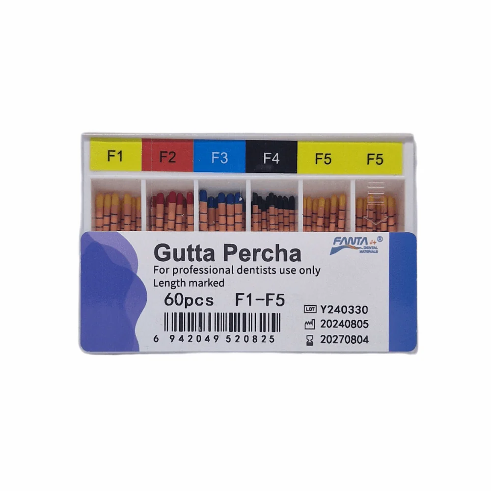 Gutta Percha, Para Sistema Rotatorio, marca FANTA