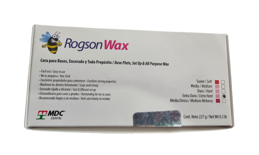 CERA PARA BASES ENCERADO ROGSON WAX SUAVE ROJA (MDC MANUFACTURERA)