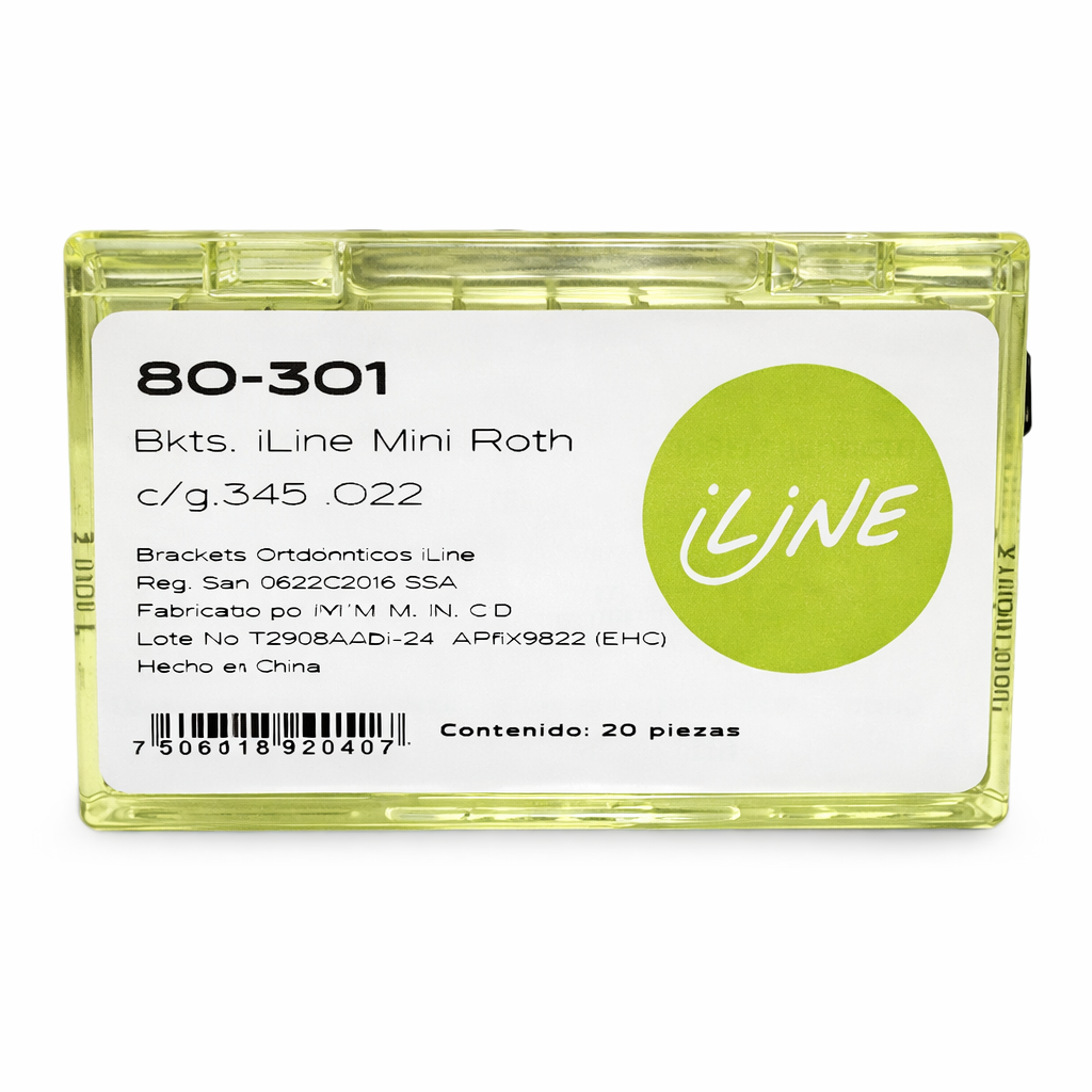 Brackets iLine Mini Roth .022 (BORGATTA)