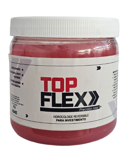 TOP FLEX ROJO HIDROCOLOIDE REVERSIBLE 500 GR (KISKIS)