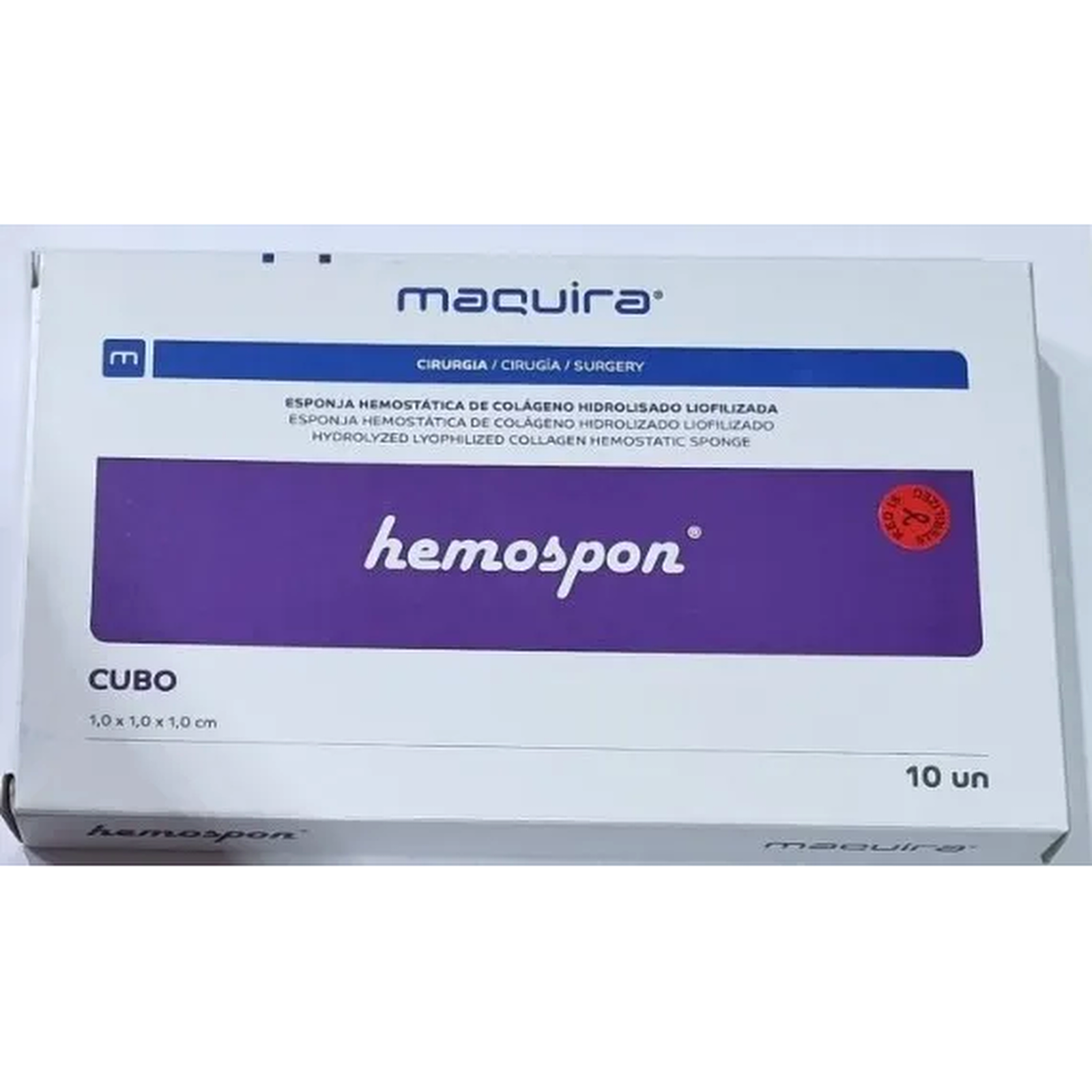 Hemospon Cubo (MAQUIRA)