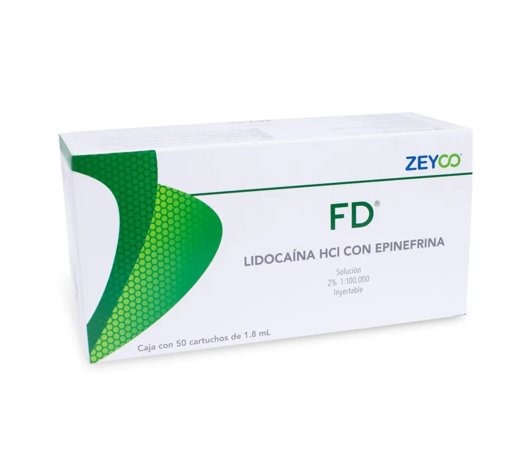 LIDOCAINA FD CON EPINEFRINA AL 2% ANESTESICO (ZEYCO)