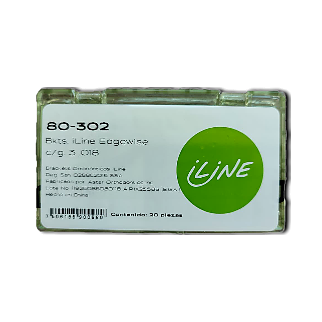 Brackets Ortodónticos iLine Edgewise (BORGATTA)