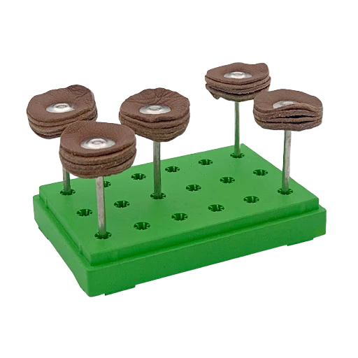 CEPILLO DE CUERO CAFE PARA PZA DE BAJA GDE C/PZA (KARVIR)