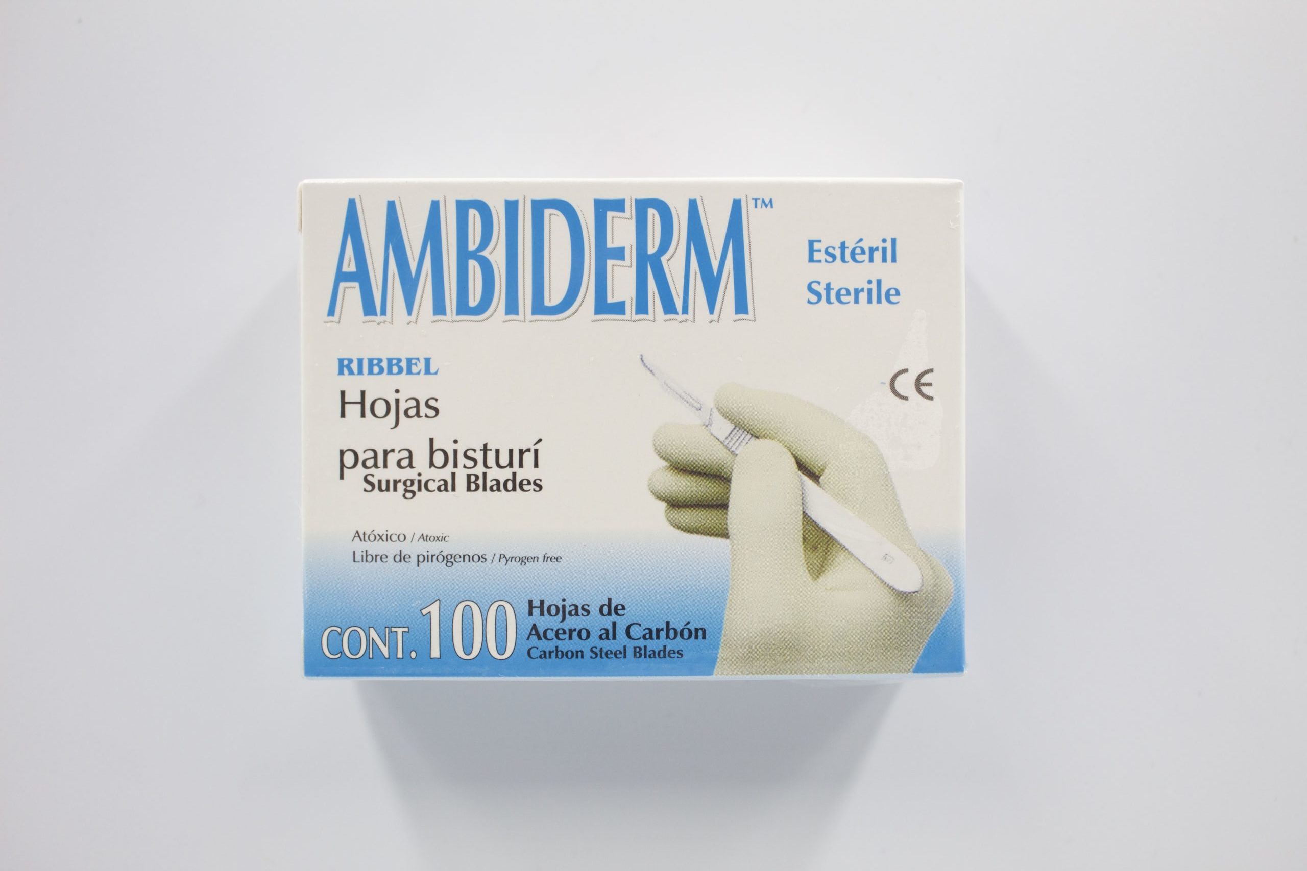 Hojas para Bisturi, marca AMBIDERM