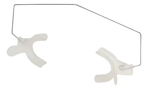 RETRACTOR DE LABIOS TRANSPARENTE ADULTO AUTOCLAVABLE (BORGATTA)