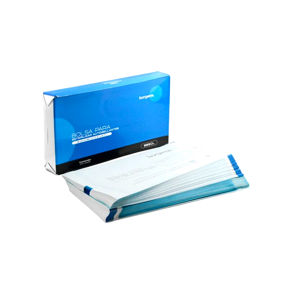 Bolsa para Esterilizar Autosellantes 19X36 cm (BORGATTA)