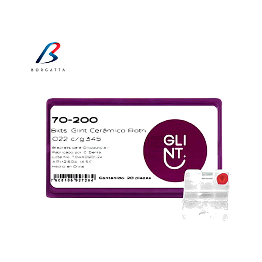 Brackets Cerámicos Glint Roth .022 (BORGATTA)