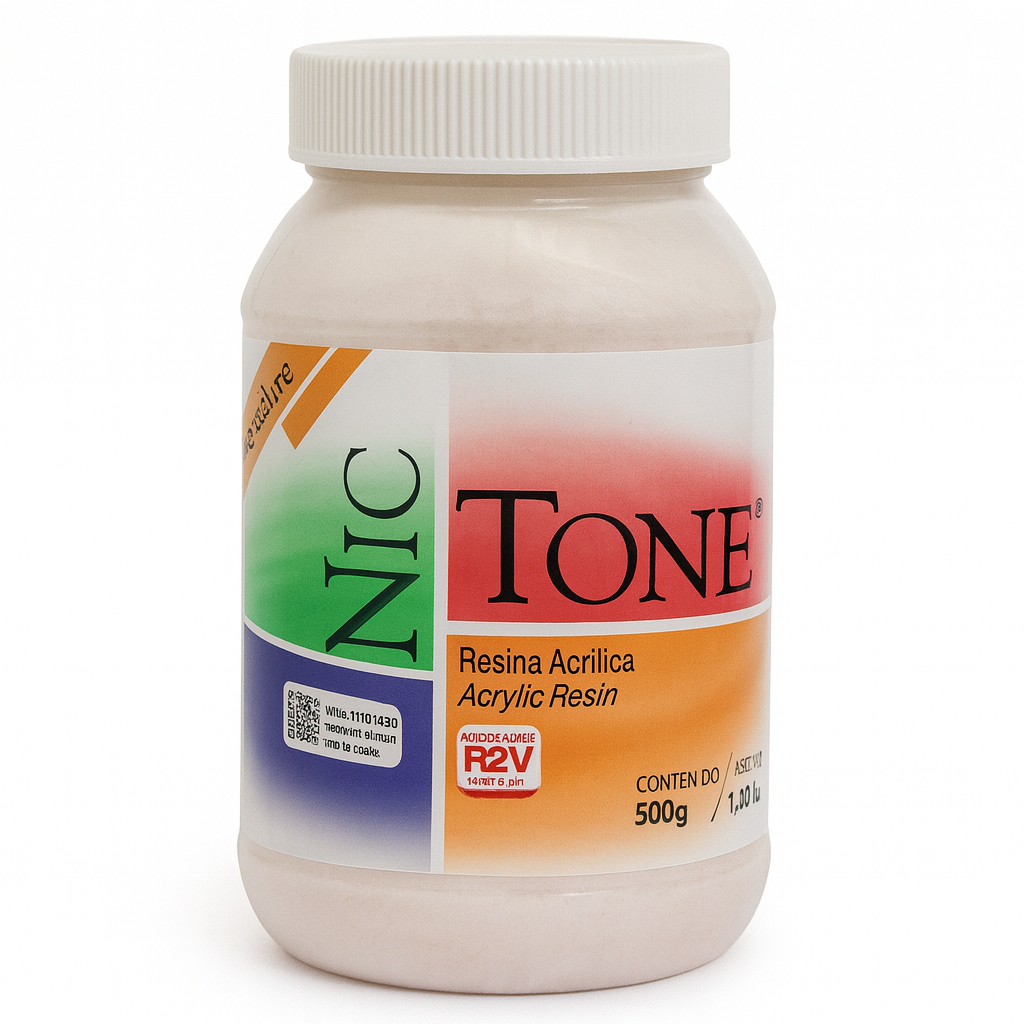 Polvo Acrílico NIC TONE Rápida 500G