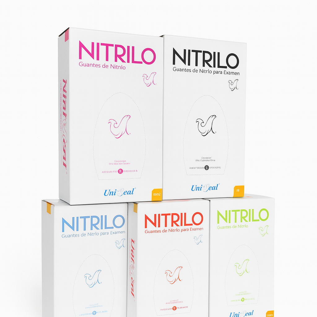 Guantes de Nitrilo, marca UNISEAL