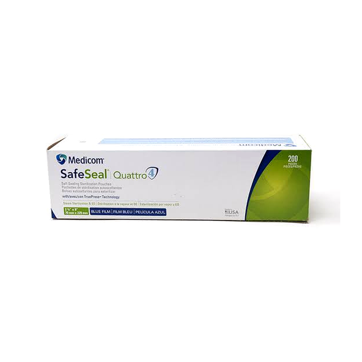 Bolsas de Esterilización SafeSeal Quattro 2 3/4X9 (MEDICOM)