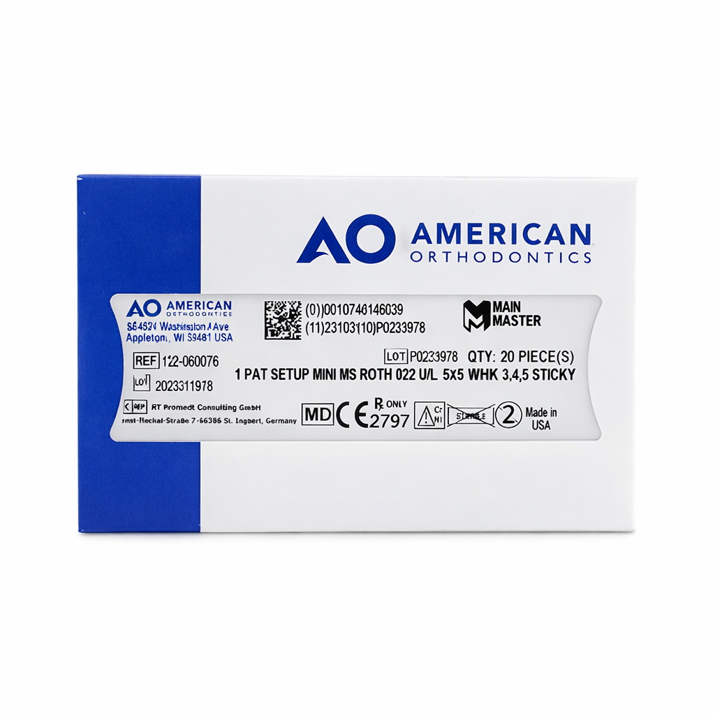Kit de brackets Mini MS Roth (AMERICAN ORTHODONTIC)
