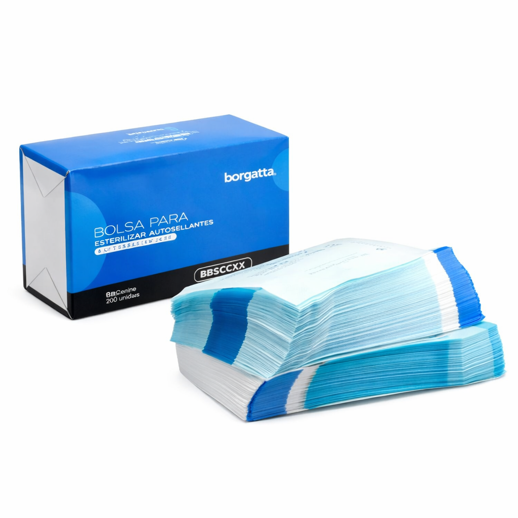 Bolsas Autosellantes para Esterilización 9X16.5 (BORGATTA)