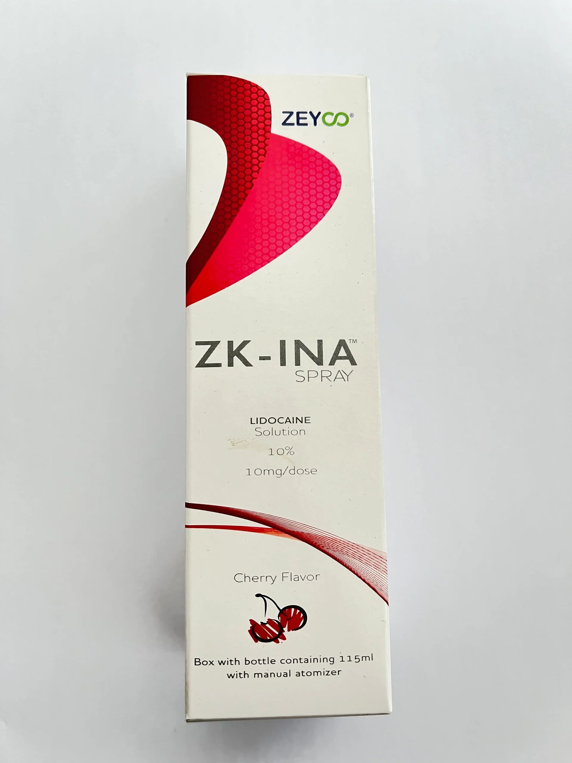 ZK-INA Spray, Lidocaina, marca ZEYCO