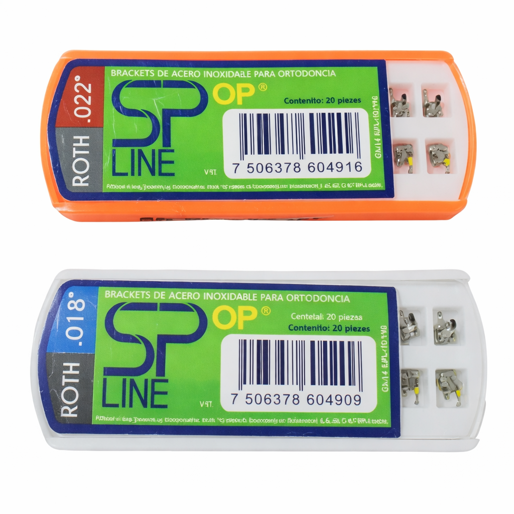 Brackets de Acero Inoxidable para Ortodoncia (SP LINE)