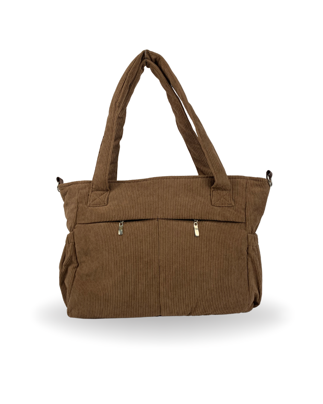 BOLSO CORDUROY MARRON