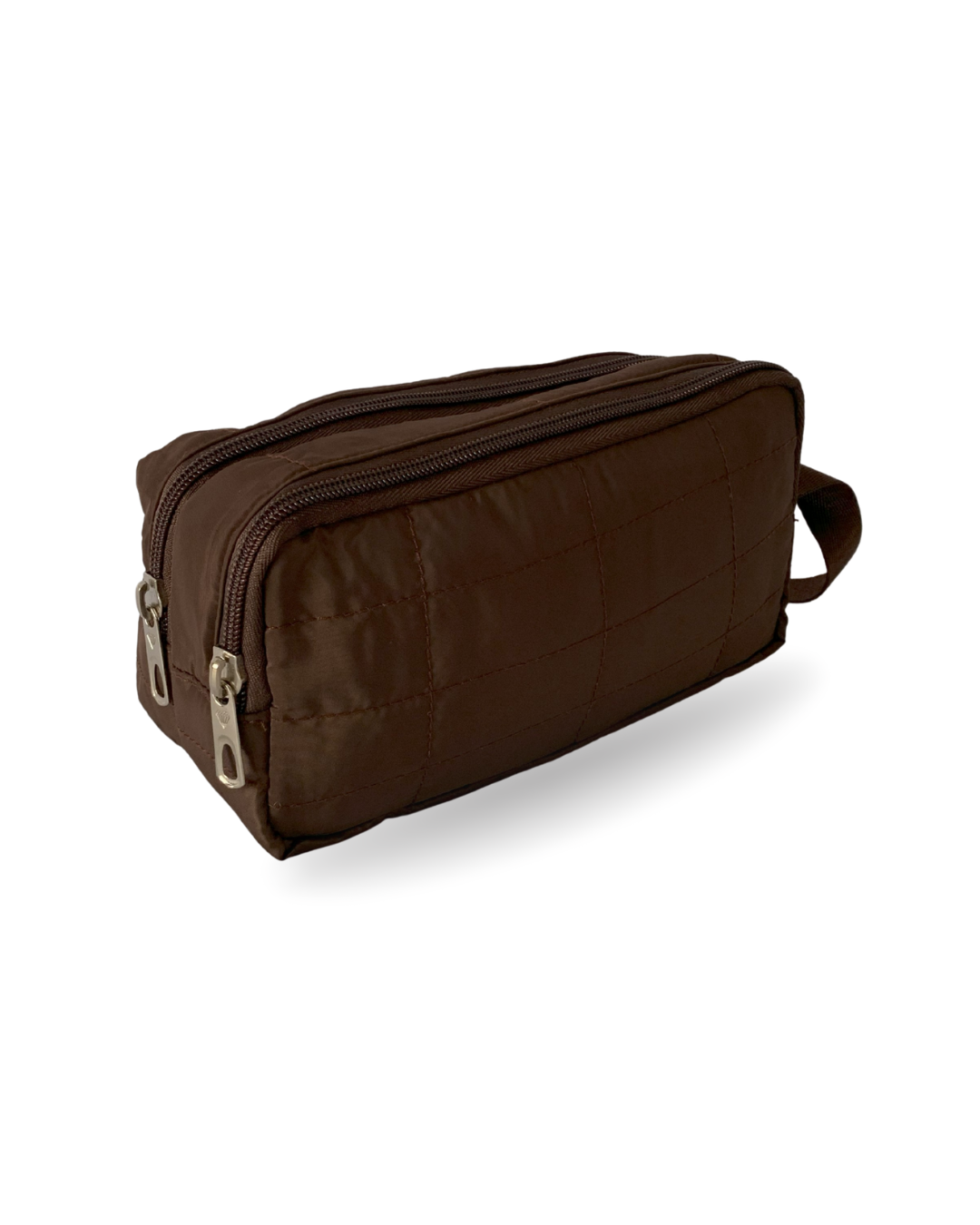 CARTUCHERA BOMBER MARRON