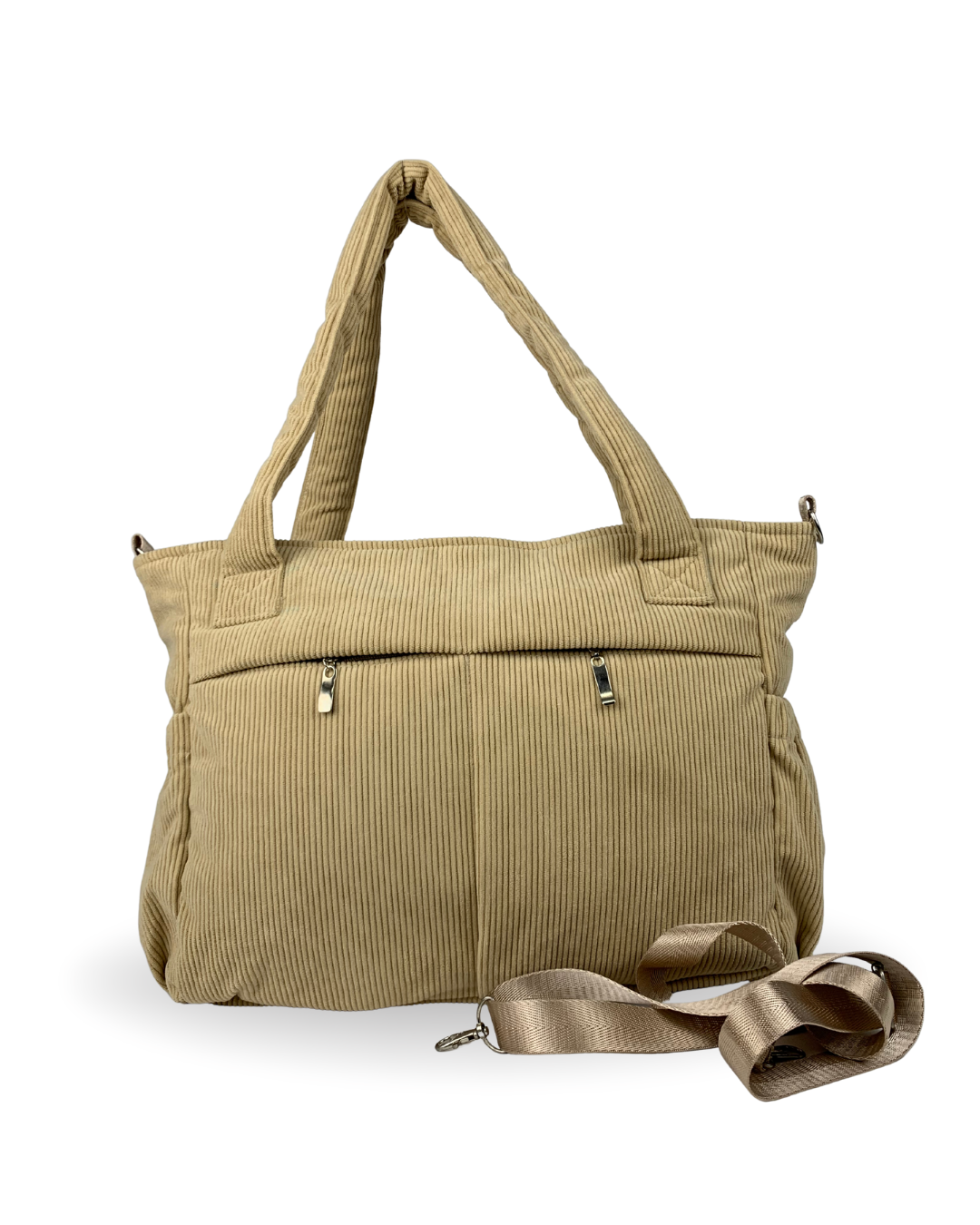 BOLSO CORDUROY BEIGE