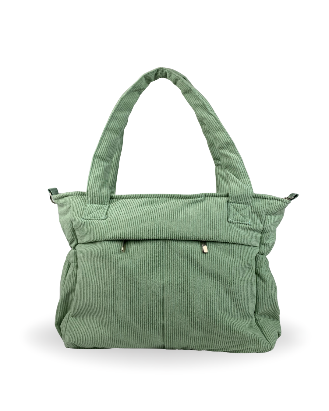 BOLSO CORDUROY VERDE JADE