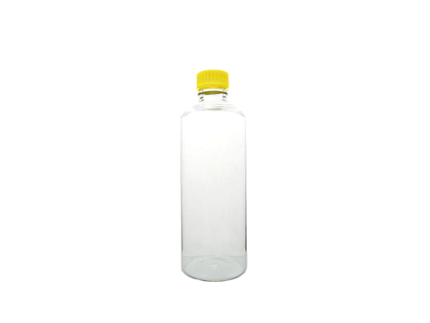 Frasco plástico transparente