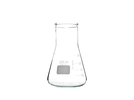 Erlenmeyer de vidro 250 ml