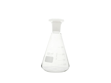 Erlenmeyer de vidro 250 ml