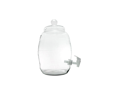 Dispenser de vidro com torneira