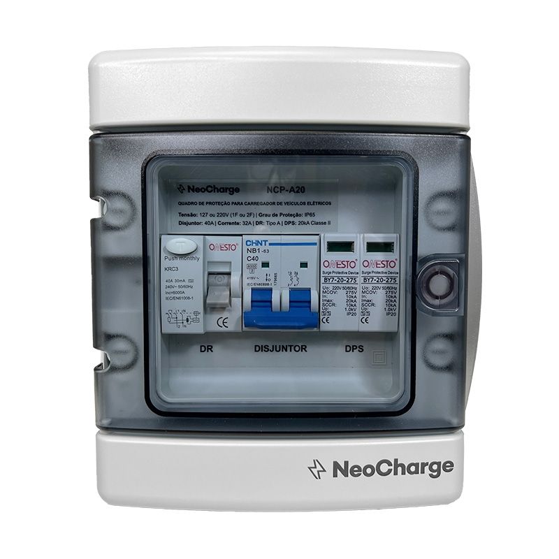 Quadro de Proteção 2tes - NCP-A20 (7kW - Tipo A)