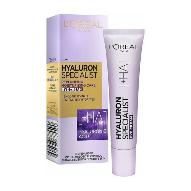 L'Oreal Paris Hyaluron Expert Replumping Moisturizing Care Eye Cream