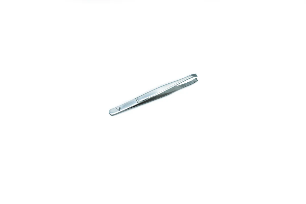 Or Bleu Expert Square Tip Tweezers
