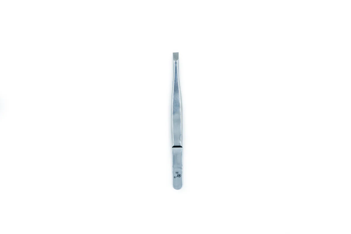 Or Bleu Expert Square Tip Tweezers