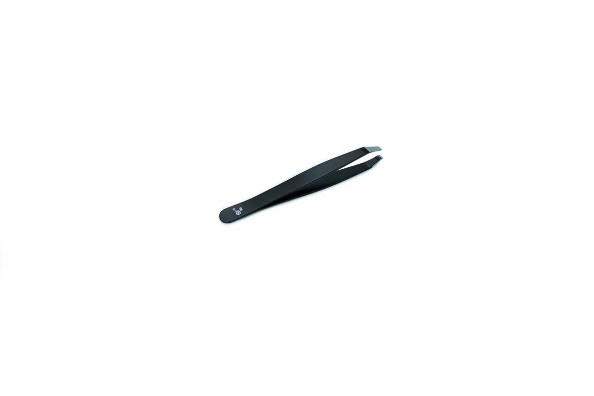 Or Bleu Slant Tip Expert Tweezers
