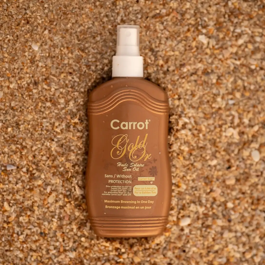 Carrot Gold Tan Sun Oil