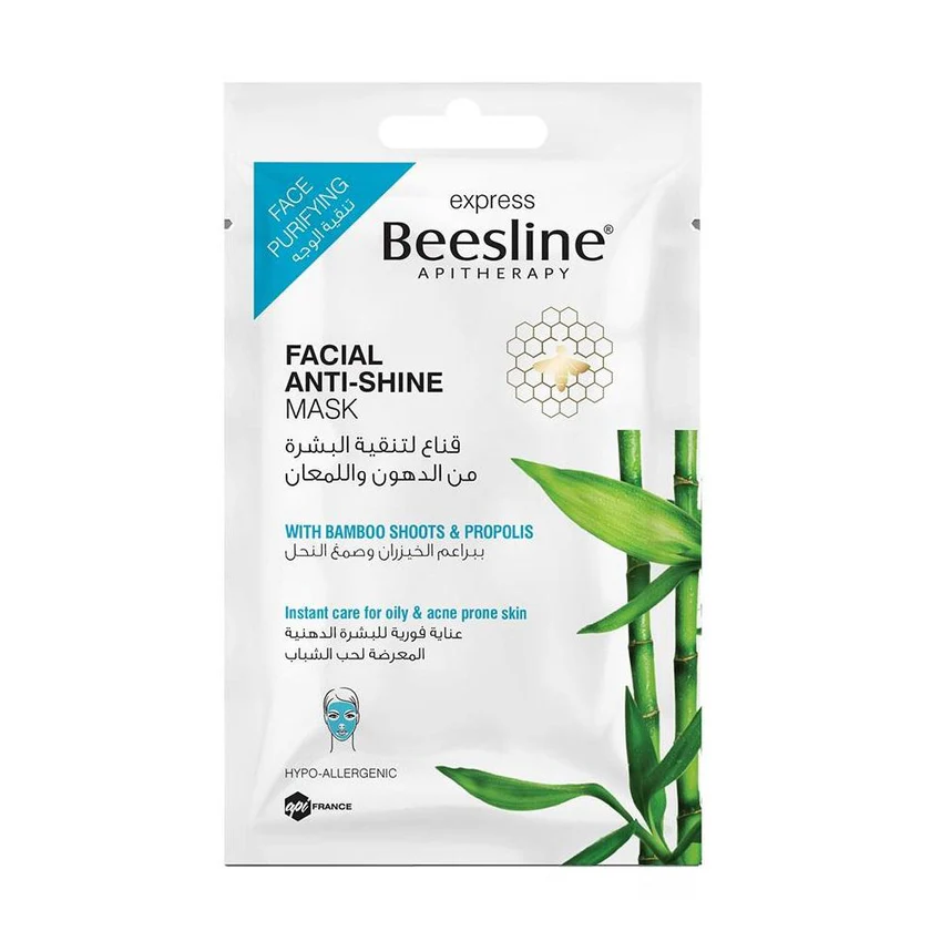 Beesline Facial Anti-Shine Mask with Bamboo Shoots & Propolis