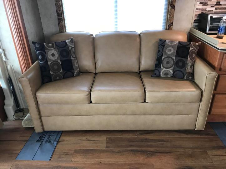 Reupholstering RV Sofa