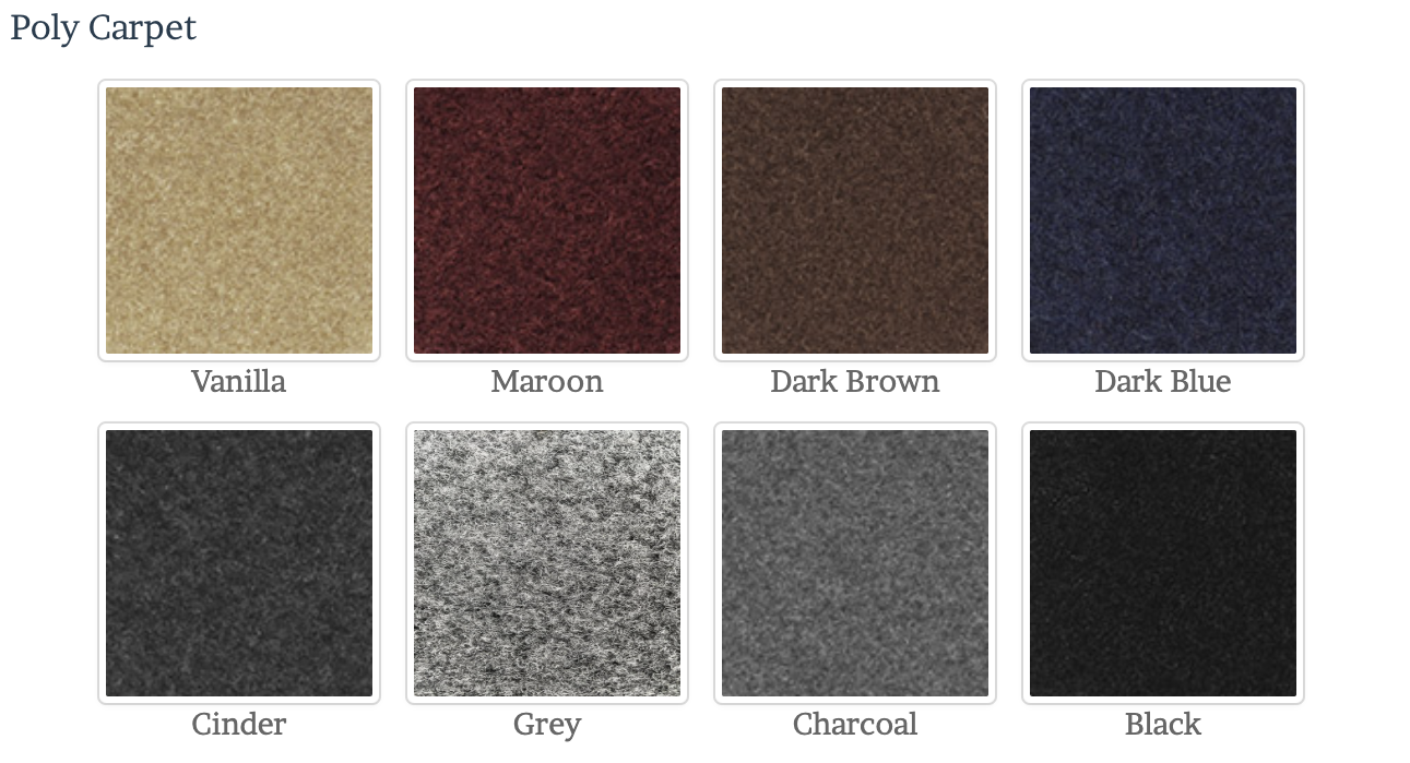 Request Samples for RV Dash Cover 