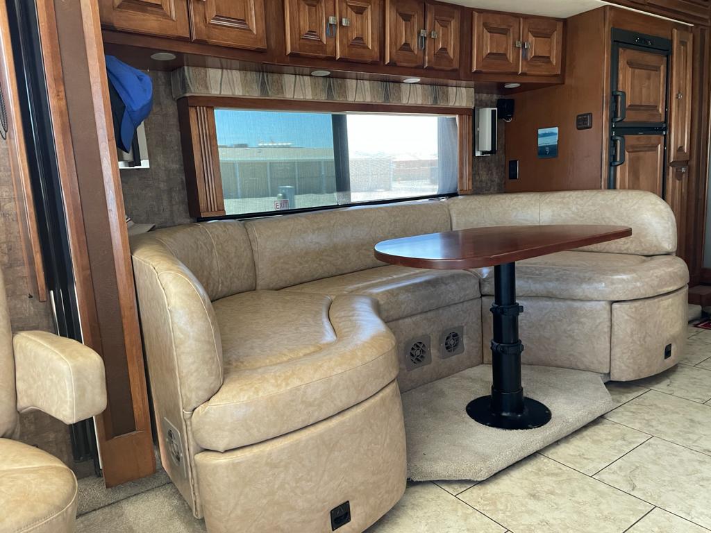 RV Dinette Booth Reupholstery