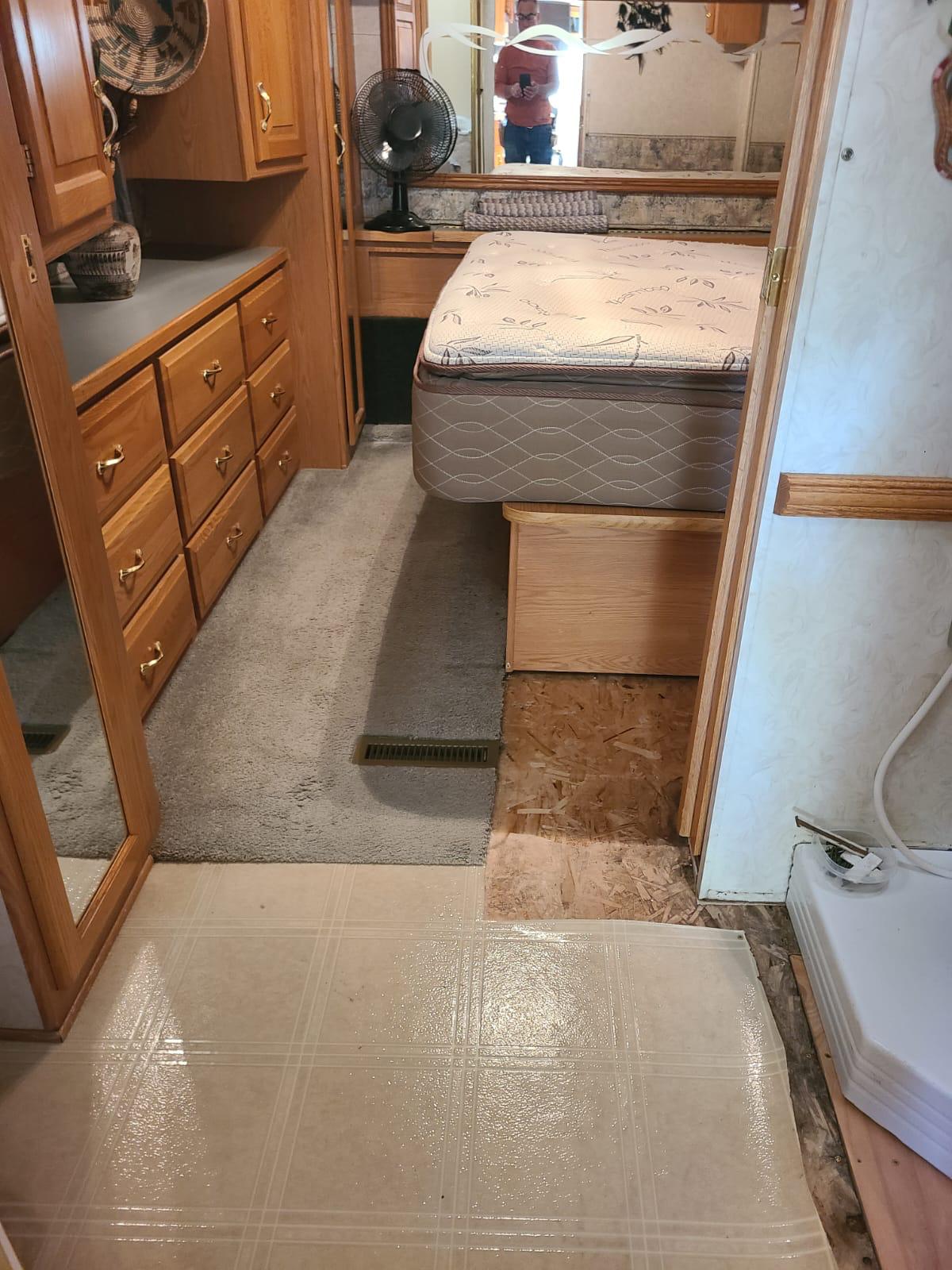 RV Flooring Replacement (Before and After)