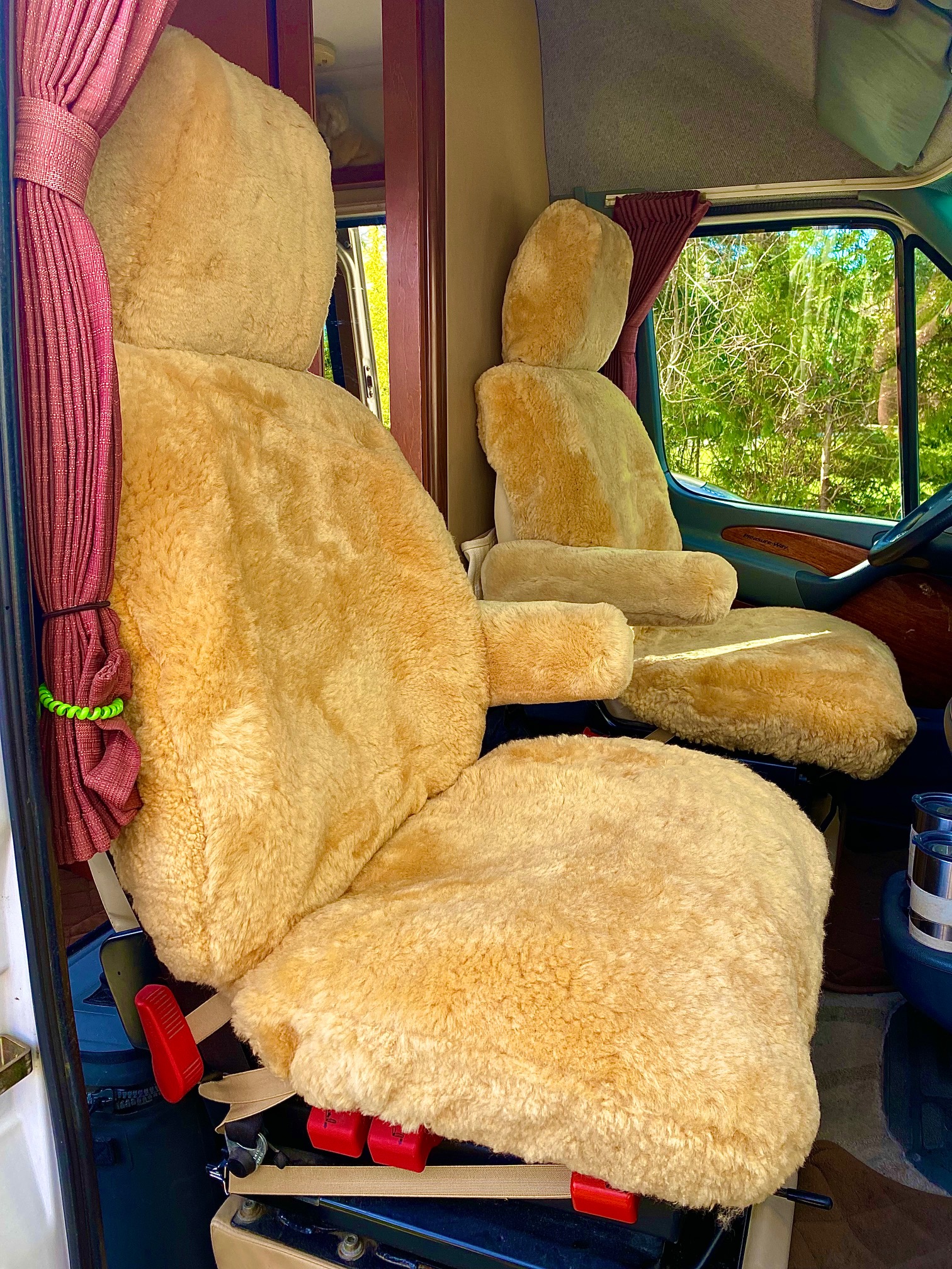 RV Sheepskin Seat Covers 