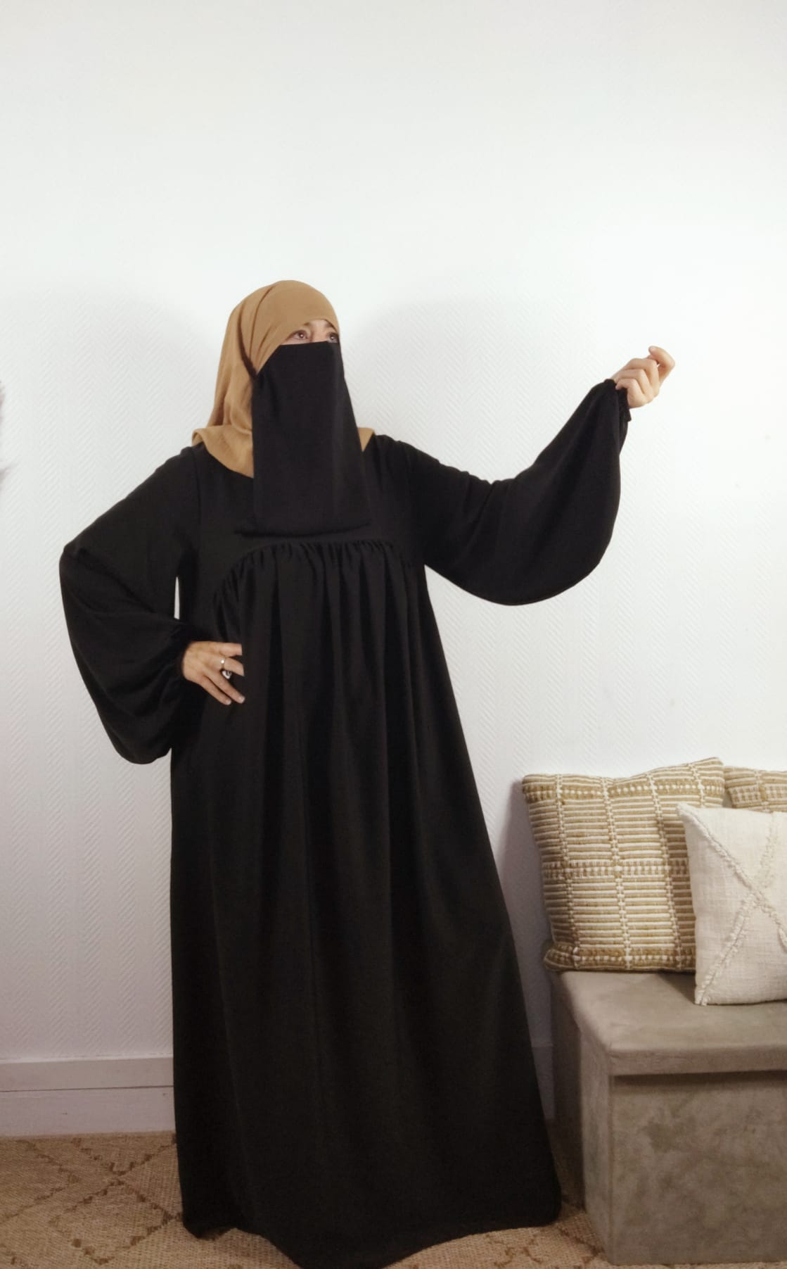 Abaya Manche Ballon SDM