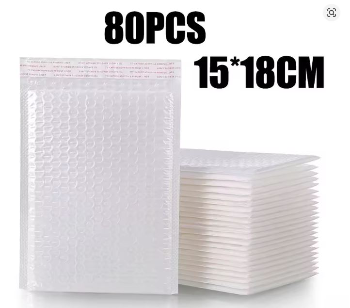 Enveloppes à bulles (80 pièces)