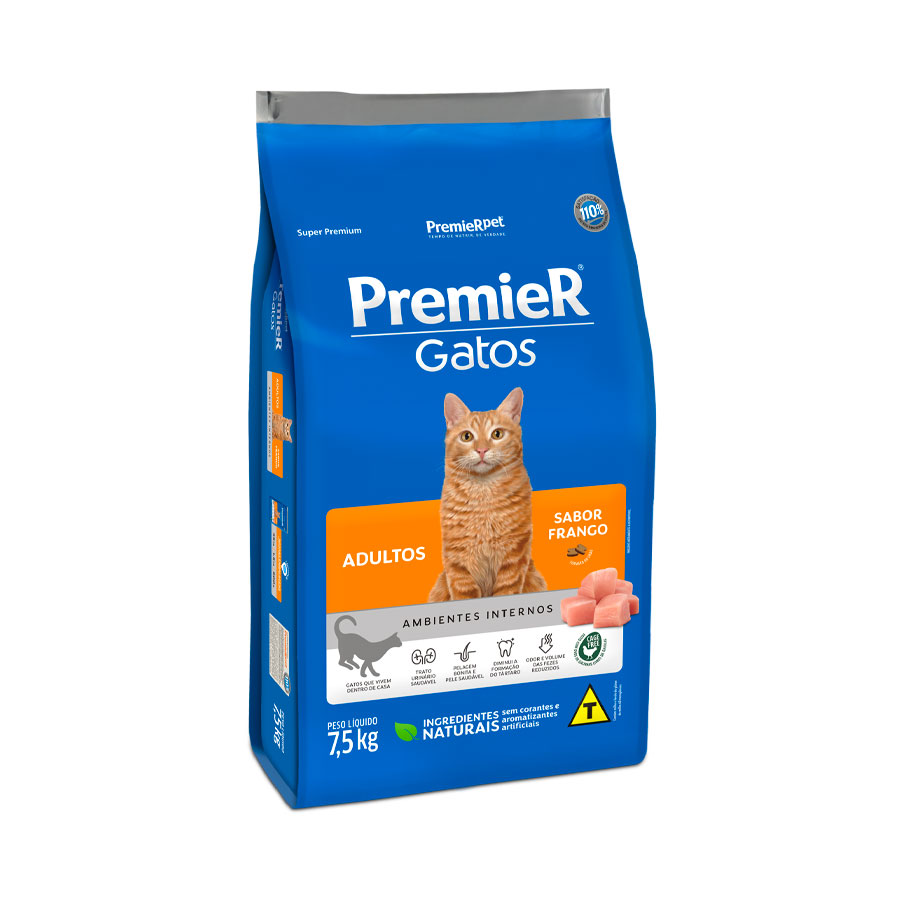 Ração gato adulto 7,5 kg