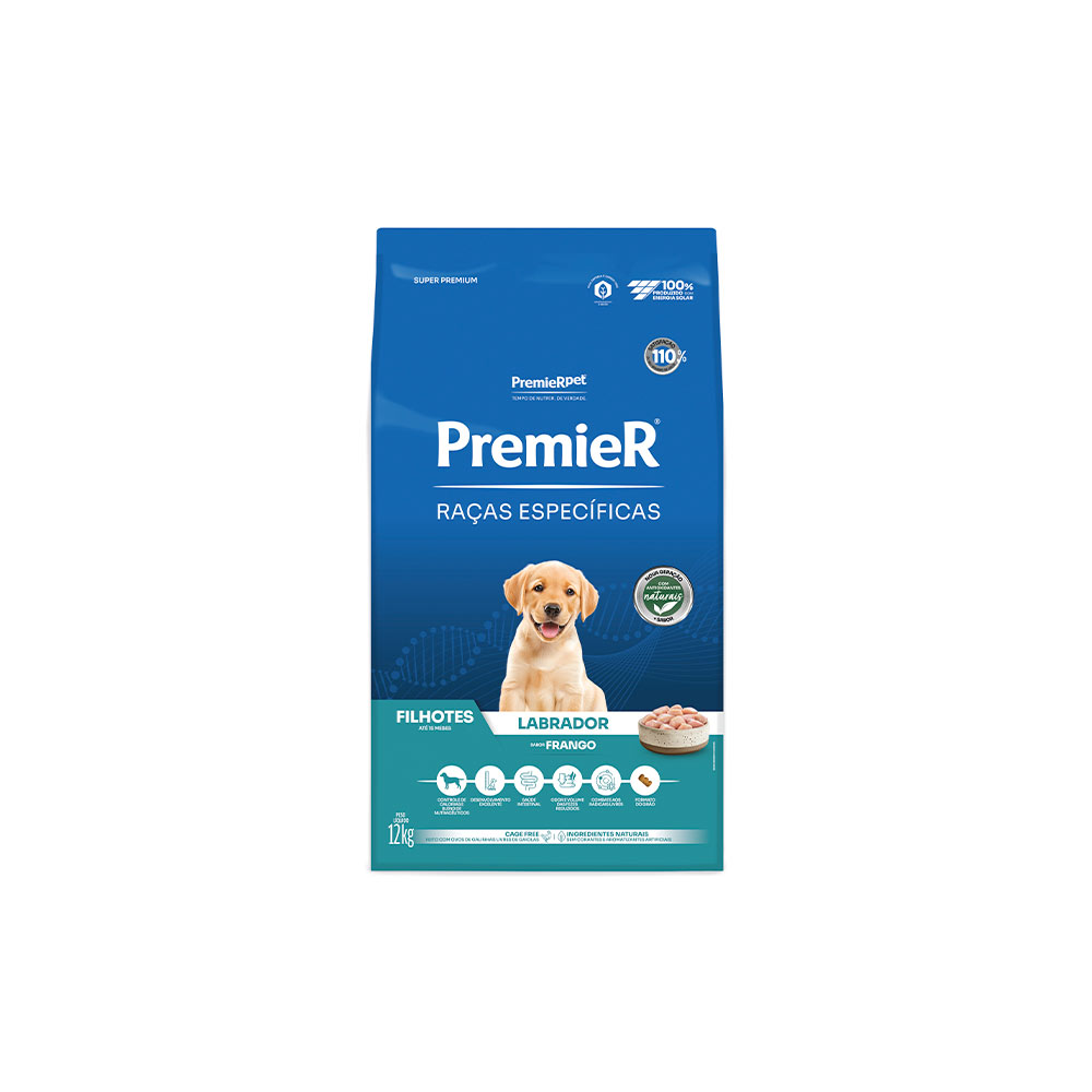 Ração Premier Raças Específicas Labrador para Cães Filhotes