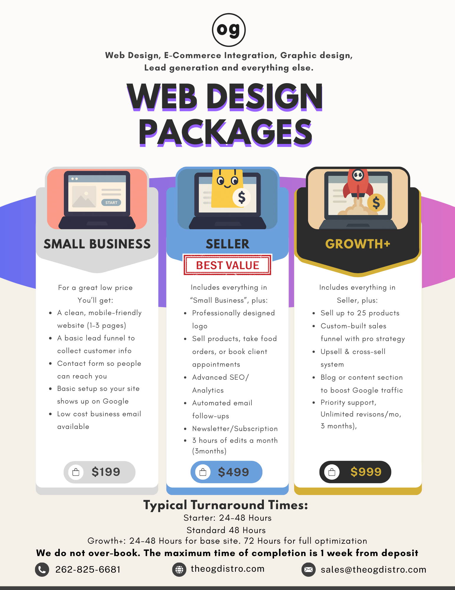 Web Design Package: Small Business Package