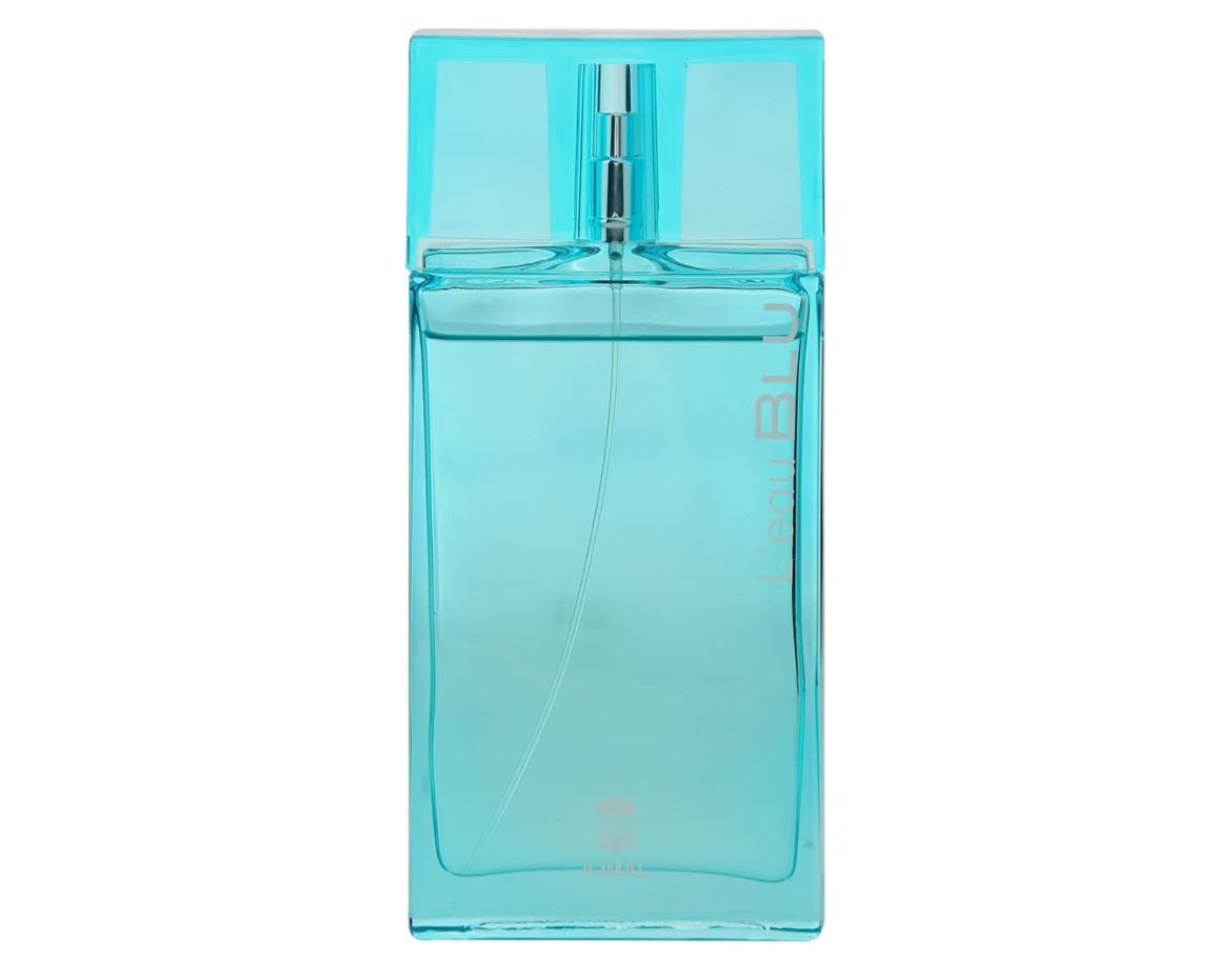 Ajmal L'Eau Blu Eau De Parfum 3.0 Oz / 90 ML For Men | Long lasting amber, musk Fragrance - Made In Dubai