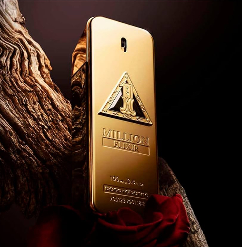 Paco Rabanne One million Elixir for Men Parfum Intense Spray, 3.4 Ounce
