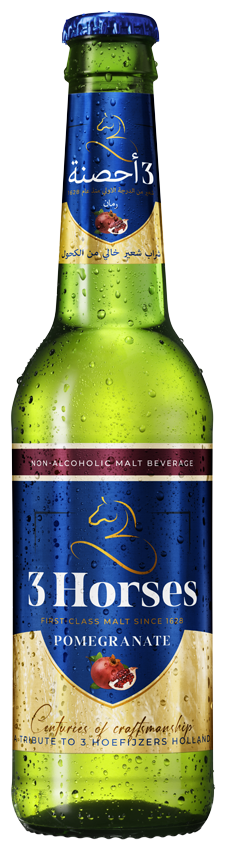 3 Horses Pomegranate Malt Beverage