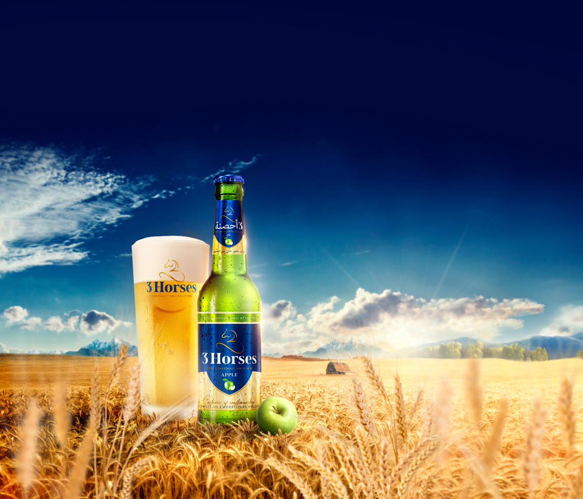 3 Horses Apple Flavored Beer