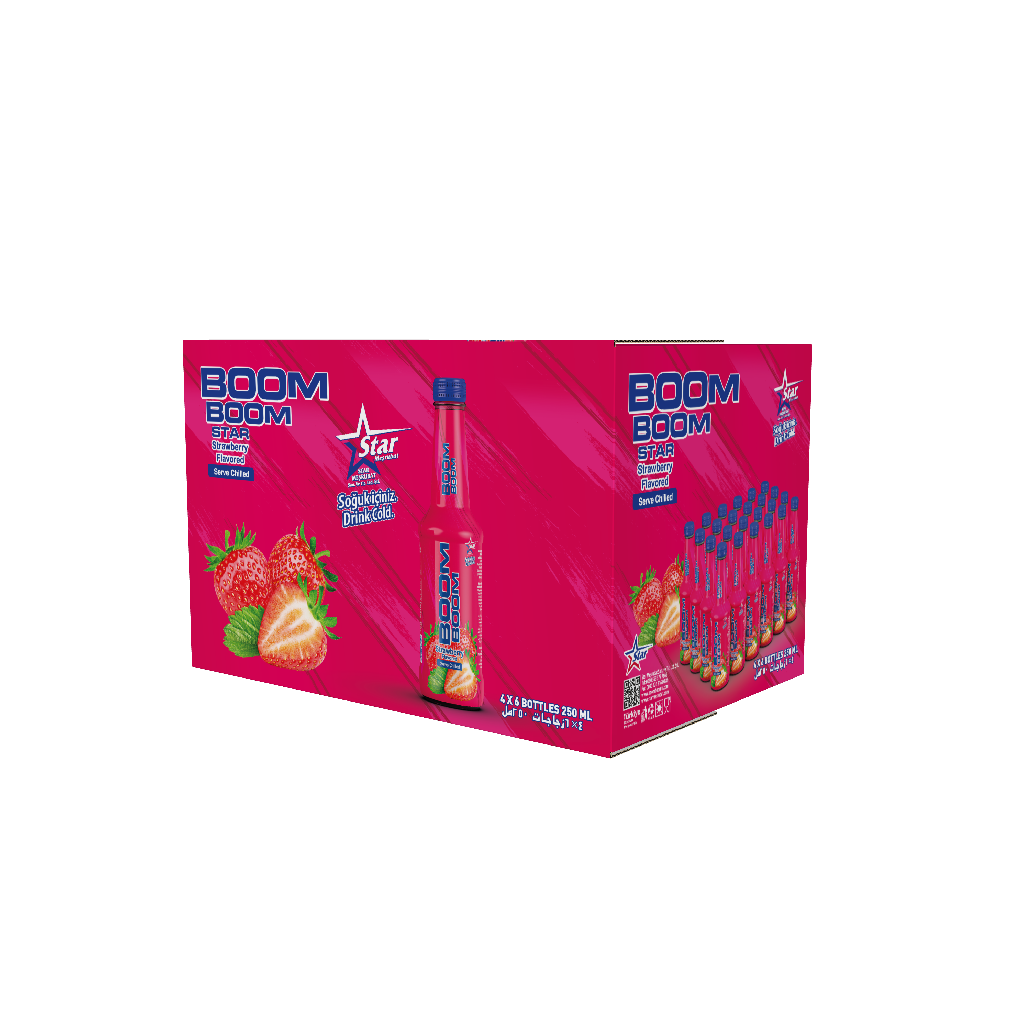 Boom Boom Strawberry Flavored Drink